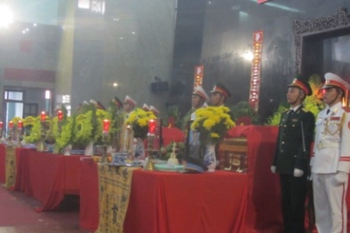 Lễ viếng và truy điệu 3 phi công trực thăng gặp nạn được tổ chức tại TP.HCM