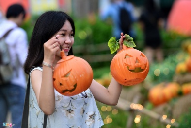 Vườn bí ngô ở Sài Gòn- điểm chụp ảnh hot nhất Halloween năm nay 