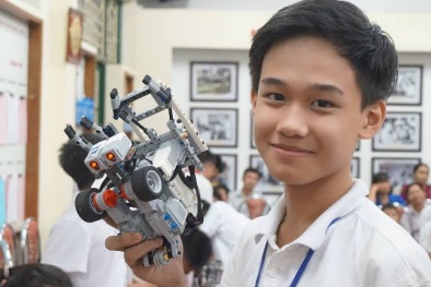 Hơn 500 “kỹ sư robot” nhí tham gia ngày hội Robothon