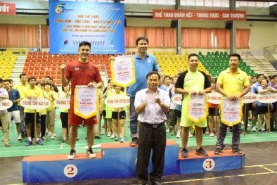 Giải thể thao chào mừng 55 năm thành lập Tổng cục TCĐLCL thành công tốt đẹp