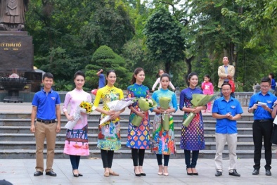 Hoa hậu, Á hậu Việt nhảy flashmob ở Hồ Gươm hưởng ứng ngày 'Thế giới tử tế' 