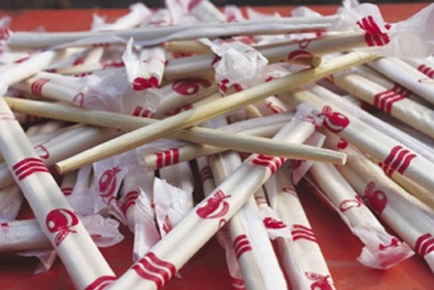 Thực hư về 'ám hiệu' chỉ số lần tái chế trên đũa dùng một lần