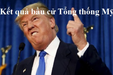 Cập nhật sớm kết quả bầu cử Tổng thống Mỹ thứ 45 mới nhất