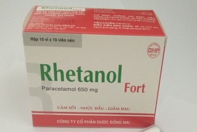 Không đạt chất lượng, thuốc Rhetanol Fort bị đình chỉ lưu hành
