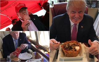 Thói quen ăn uống bình dân của ông Donald Trump