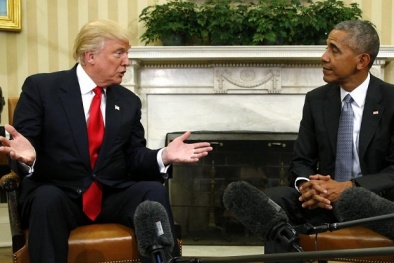 Tổng thống Obama gặp gỡ Tổng thống đắc cử Donald Trump ở Nhà trắng