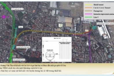 Sân bay Tân Sơn Nhất sẽ có tuyến metro dài 2km đến cửa ga nội địa