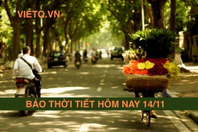Dự báo thời tiết hôm nay (14/11): Bắc bộ hưng nắng về trưa