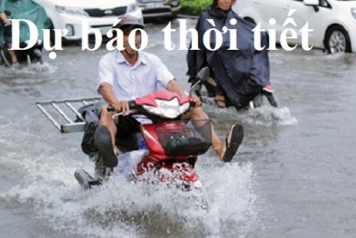 Hà Nội nắng ấm, Nam Bộ triều cường dâng cao nguy cơ ngập úng