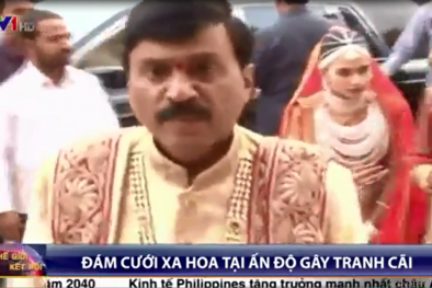 Đám cưới mời 50.000 người của con gái nghị sĩ Ấn Độ khiến dư luận dậy sóng