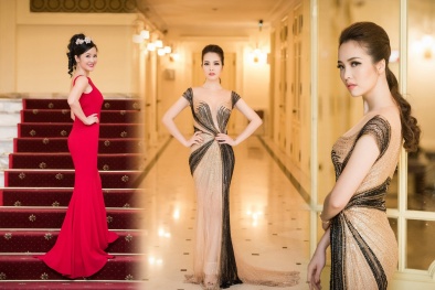 Thụy Vân hóa nữ thần bên hai đàn chị Hồng Nhung, Mỹ Linh