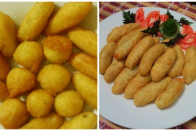 Chủ nhật mẹ làm bánh khoai lang kén ngon khiến bé mê tít