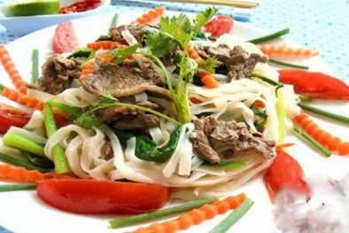 Công thức làm món phở xào mềm ngon không bị dính sợi
