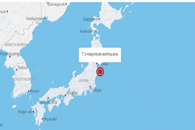 Sóng thần ập vào Nhật Bản: Nhiều người bị thương