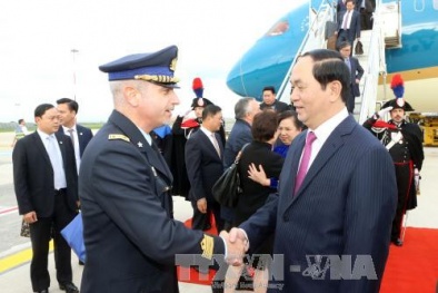 Chủ tịch nước Trần Đại Quang dự Diễn đàn Doanh nghiệp Việt Nam-Italy