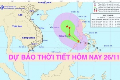 Dự báo thời tiết ngày 26/11: không khí lạnh tăng cường miền Bắc rét đậm