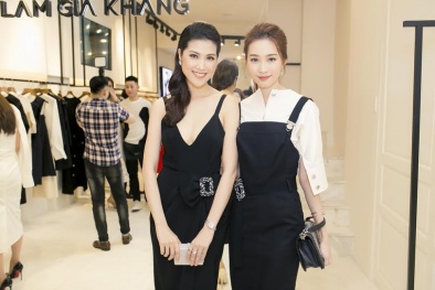 Hoa hậu Đặng Thu Thảo thanh lịch tại đêm thời trang của Lâm Gia Khang