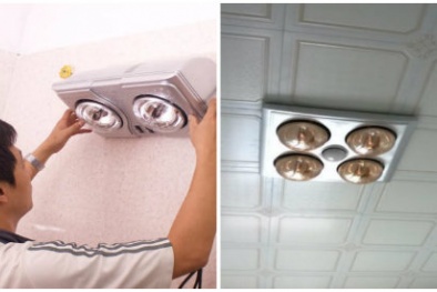 Chuyên gia ‘mách nước’ cách lắp đặt đèn sưởi nhà tắm đảm bảo an toàn 