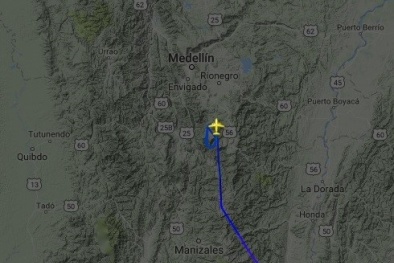 Máy bay chở CLB dự chung kết Cúp Nam Mỹ rơi ở Colombia