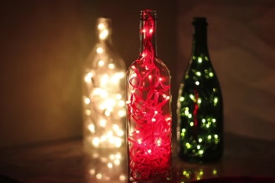 Hướng dẫn trang trí Giáng sinh 2016 bằng chai lọ cực đẹp