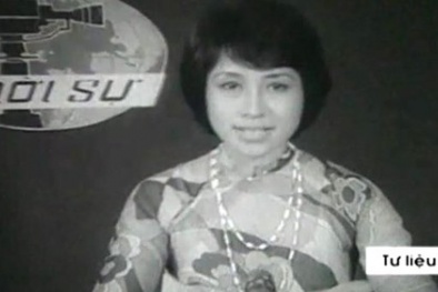 Chân dung nữ phát thanh viên dẫn bản tin thời sự đầu tiên của VTV