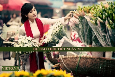 Dự báo thời tiết ngày 2/12: Miền Trung mưa lớn, Bắc bộ hửng nắng về trưa