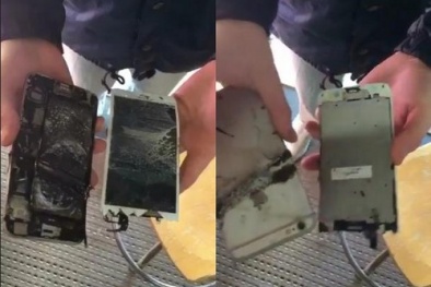  iPhone 6 Plus phát nổ, bốc khói nghi ngút trong lớp học