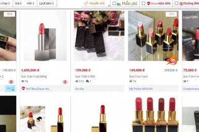 Tin tức cảnh báo nổi bật ngày 6/12: Son môi Tom Ford bán giả tràn lan thị trường