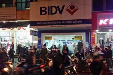 Video: Toàn cảnh vụ cướp ngân hàng BIDV táo tợn ở Huế