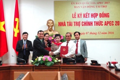 Bidrico Ký hợp đồng tài trợ chính thức Hội nghị cấp cao APEC 2017