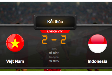 Kết quả bóng đá Việt Nam - Indonesia: Việt Nam chia tay AFF Cup