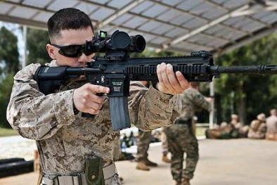 Súng trường M27 có độ chính xác tuyệt đối khiến mọi đối thủ phải kinh hãi