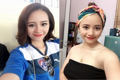 Nhan sắc xinh không kém hoa hậu của vợ tiền vệ Vũ Minh Tuấn