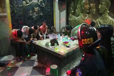 Đột kích quán bar, phát hiện 15 thanh niên 'phê' ma túy