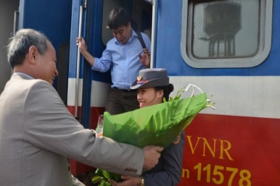 Bộ trưởng GTVT Trương Quang Nghĩa thị sát đường sắt Hà Nội - Vinh