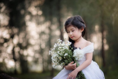 Vẻ đẹp hút hồn của tiểu Lưu Diệc Phi phiên bản Việt