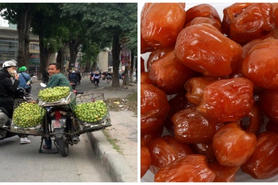 Táo quê xuống phố hút khách Hà Thành