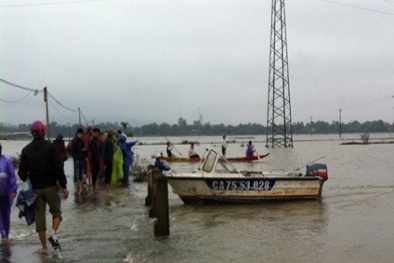 Lũ lụt miền Trung: Đã tìm thấy thi thể nam sinh lớp 7 bị lũ cuốn