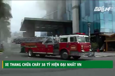 Cận cảnh xe thang chữa cháy 38 tỷ đồng hiện đại nhất Việt Nam