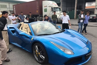 Chiếc siêu xe Ferrari 488 Spider đầu tiên về Việt Nam