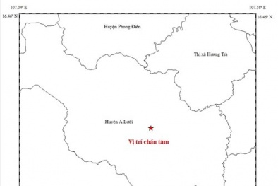 Tỉnh Thừa Thiên - Huế liên tiếp xảy ra 3 trận động đất