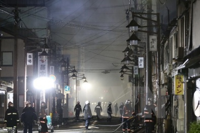 Hỏa hoạn ở Nhật Bản, 140 ngôi nhà bị thiêu rụi