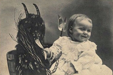 Con quỷ Giáng sinh Krampus thường trừng phạt những trẻ em không ngoan 