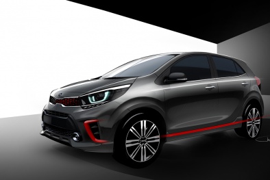 Rò rỉ hình ảnh đầu tiên của chiếc ô tô giá rẻ Kia Morning 2017 