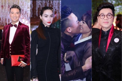 Sao Việt đọ sắc trong trang phục đỏ, đen đến đám cưới Trấn Thành - Hari Won