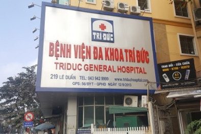 Đình chỉ hoạt động khám chữa bệnh 10 nhân viên Bệnh viện Trí Đức