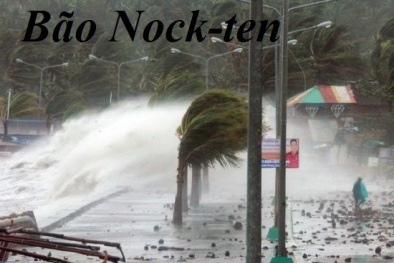 Tin mới nhất bão Nock-ten: Cơn bão mạnh nhất 2016 đổ bộ vào Phillippines