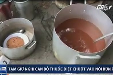 Nghi can bỏ thuốc chuột vào nồi bún riêu có thể bị khởi tố về tội Giết người