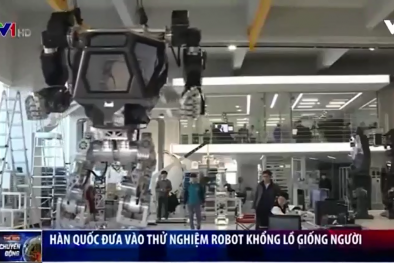 Thử nghiệm robot khổng lồ giống người