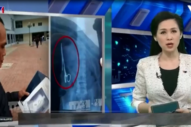 Xác minh bác sĩ quên kéo trong bụng bệnh nhân 18 năm